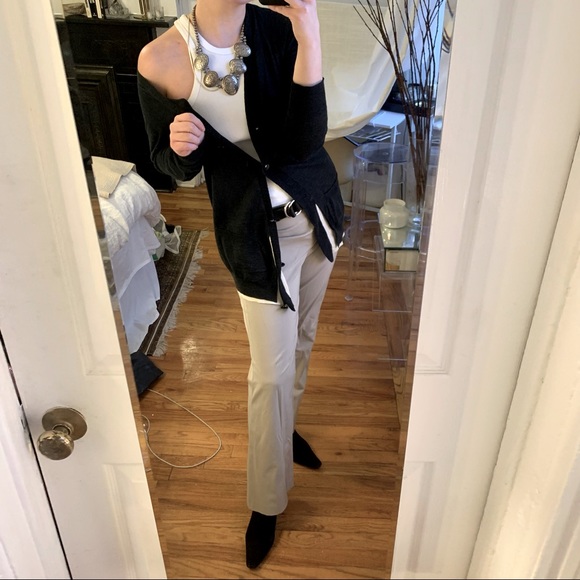 3.1 Phillip Lim Sweaters - 3.1 Phillip Lim Black and White Layered Cardigan